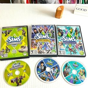 The Sims 3 PC High End Loft Stuff Pack & Ambitions & Generations Expansion Packs